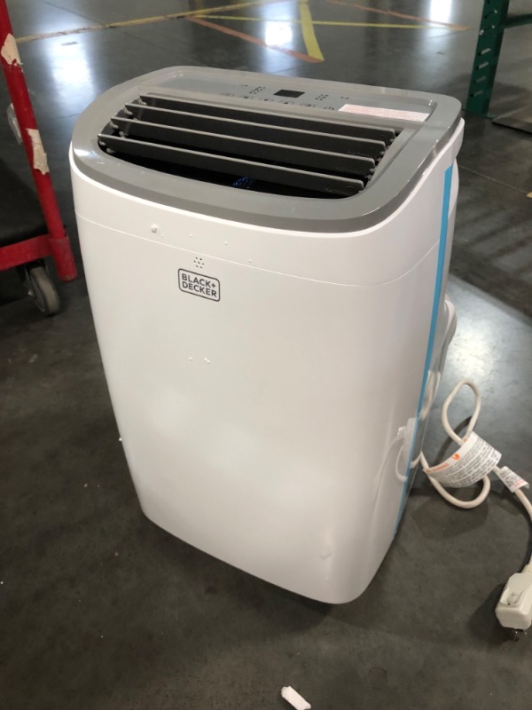 Photo 10 of ***USED - POWERS ON - UNABLE TO TEST FURTHER***
BLACK+DECKER 10,000 BTU Portable Air Conditioner up to 450 Sq.Ft. with Remote Control,White White 1 Count (Pack of 1)