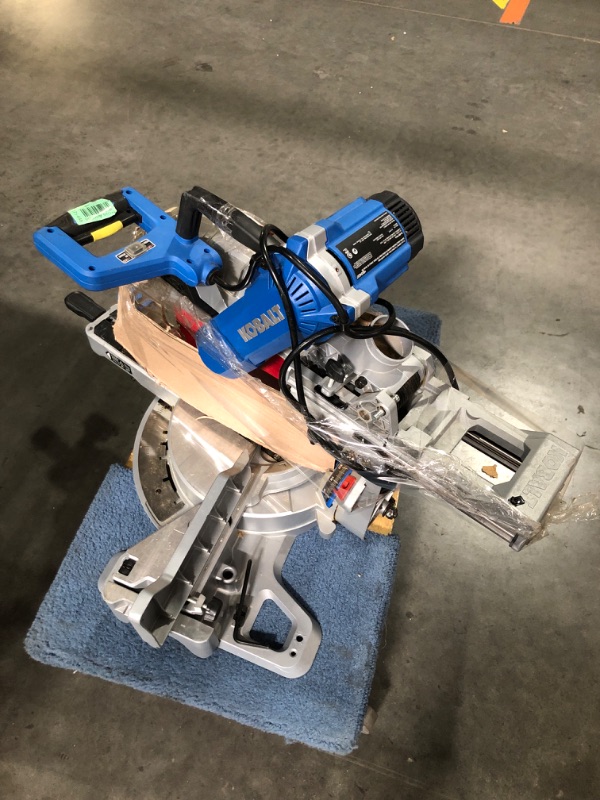 Photo 6 of ***USED - LIKELY MISSING PARTS - UNABLE TO VERIFY FUNCTIONALITY***
Kobalt Compact 12-in 15-Amp Dual Bevel Sliding Compound Corded Miter Saw