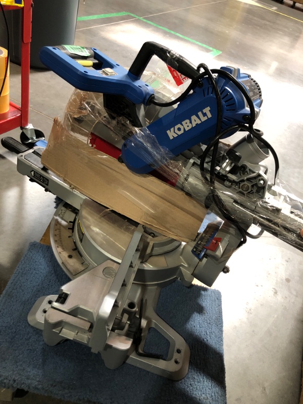 Photo 3 of **(READ FULL POST)** Kobalt Compact 12-in 15-Amp Dual Bevel Sliding Compound Corded Miter Saw