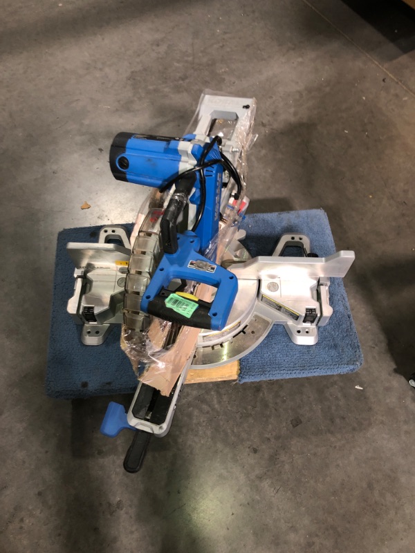Photo 1 of **(READ FULL POST)** Kobalt Compact 12-in 15-Amp Dual Bevel Sliding Compound Corded Miter Saw