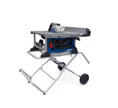 Photo 1 of ***DAMGED - BENT - MISSING NUMEROUS PARTS - SEE PICTURES - UNABLE TO VERIFY FUNCTIONALITY***
Kobalt 10-in 15-Amp 120-Volt Corded Portable Jobsite Table Saw with Gravity Rise Stand