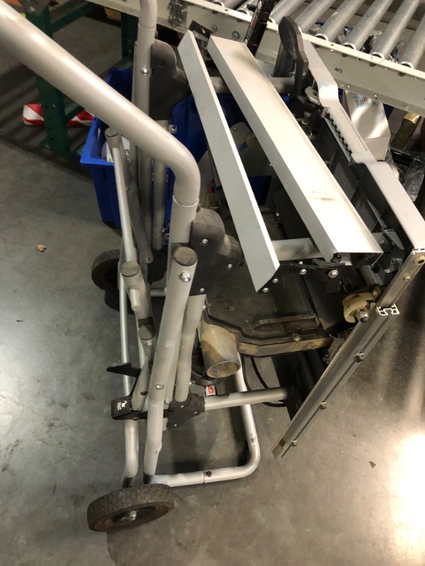 Photo 5 of ***DAMGED - BENT - MISSING NUMEROUS PARTS - SEE PICTURES - UNABLE TO VERIFY FUNCTIONALITY***
Kobalt 10-in 15-Amp 120-Volt Corded Portable Jobsite Table Saw with Gravity Rise Stand