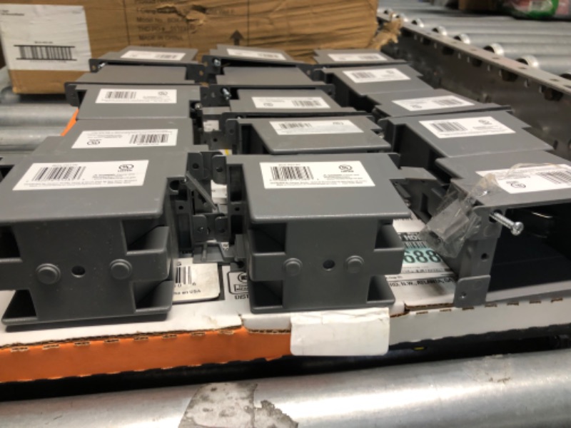 Photo 1 of (Pack of 15) 14 cu. in. 1-Gang Old Work Electrical Switch/Outlet Box
