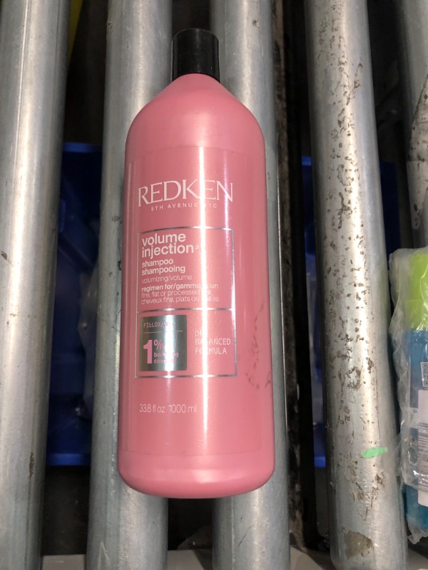 Photo 3 of ***NON REFUNDABLE***Redken Volume Injection Shampoo | Lightweight Volume Shampoo For Fine Hair | Adds Volume, Lift, and Body to Flat Hair | Paraben Free 33.8 Fl Oz (Pack of 1)