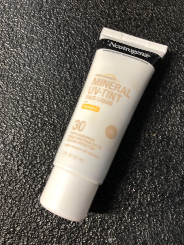 Photo 2 of ***(EXP2025: )NONREFUNDABLE***Neutrogena Purescreen+ Tinted Sunscreen for Face with SPF 30, Broad Spectrum Mineral Sunscreen with Zinc Oxide and Vitamin E, Water Resistant, Fragrance Free, Light, 1.1 fl oz