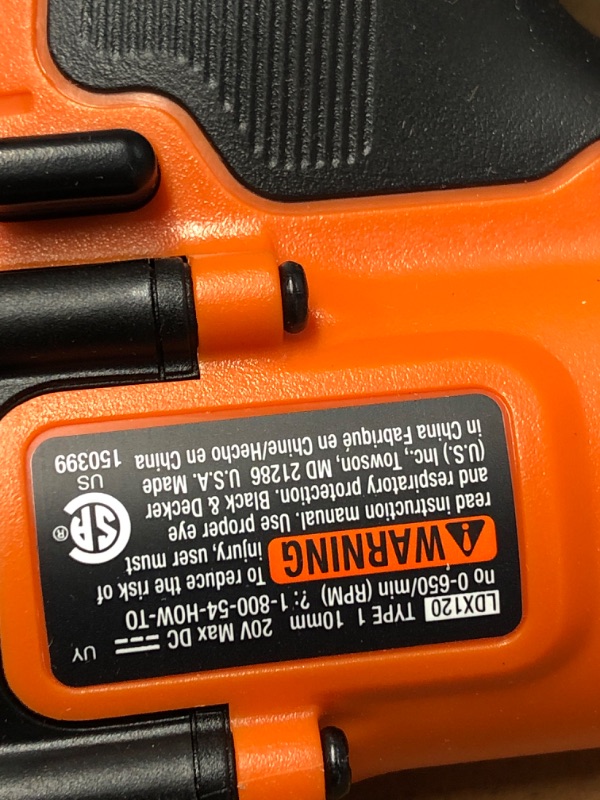 Photo 1 of Black & Decker 20V MAX Lithium Drill/Driver