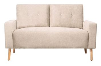 Photo 1 of **PARTS ONLY NON REFUNDABLE** READ NOTES**STOCK PHOTO FOR REFERENCE ONLY**
 Small Loveseat Couch Sofa- BEIGE 