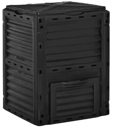 Photo 1 of (READ FULL POST) 80 Gal. Large Capacity Stationary Composter Garden Compost Bin in Black
