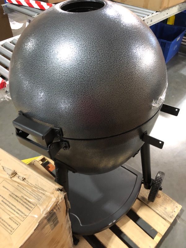 Photo 5 of ***MISSING PARTS/ SEE NOTES***
**LARGE ITEM** Akorn 20-inch Kamado Charcoal Grill in Black
