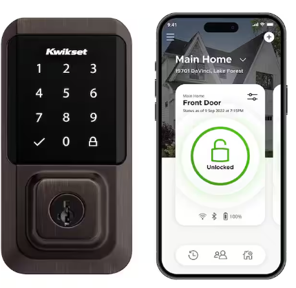 Photo 1 of **USED FOR PARTS ONLY NON-REFUNDABLE*HALO Venetian Bronze Single-Cylinder Keypad Electronic Smart Lock Deadbolt featuring SmartKey, Touchscreen and WiFi
