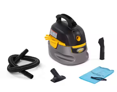 Photo 1 of **MISSING ALL ATTACHMENTS** 2.5 Gallon 1.75 Peak HP Small Shop Vac Wet Dry Vacuum with Filter Bag, Hose, Utility Nozzle and Car Nozzle Attachments
