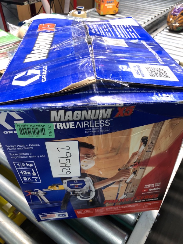 Photo 5 of **NON-REFUNDABLE, PARTS ONLY** ** VERY USED- UNTESTED**  Graco Magnum 262800 X5 Stand Airless Paint Sprayer, Blue Magnum X5 Airless Paint Sprayer