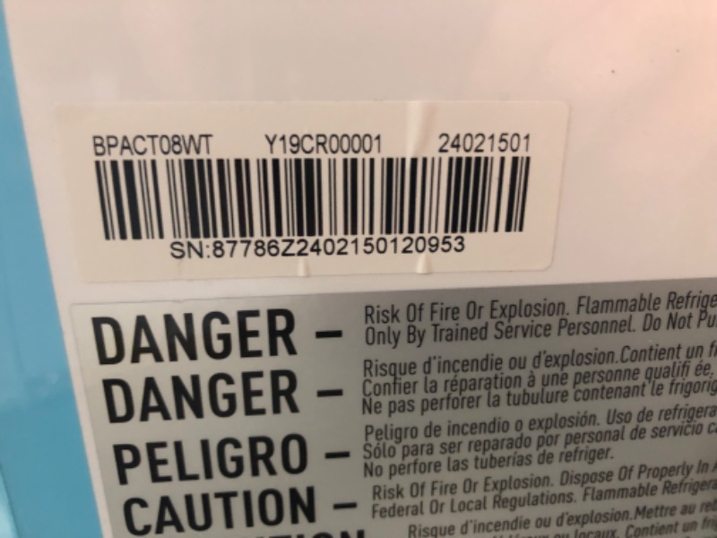 Photo 1 of ***USED - UNTESTED - SEE COMMENTS***
BLACK+DECKER 8,000 BTU Portable Air Conditioner up to 350 Sq.Ft.with Remote Control, White White - 8,000 BTU 1 Count (Pack of 1)