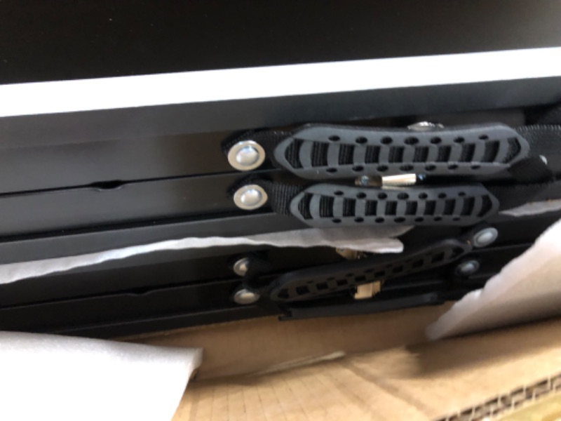 Photo 1 of HEAD Easy Setup Ping Pong Table with Electronic Scorer - Junior Folding Table Tennis Table for Easy Storage - Game Room Table Includes 2 Paddles and Balls