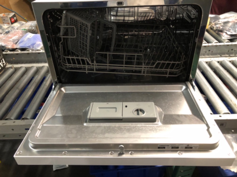 Photo 13 of ***USED - DAMAGED - ERROR CODE - SEE COMMENTS***
Farberware Compact 6-Place Setting Dishwasher - Portable Mini Countertop Dishwasher with 7 Wash Programs - Perfect for Small Spaces Like Apartment, Dorm, Boat, Camper/RV