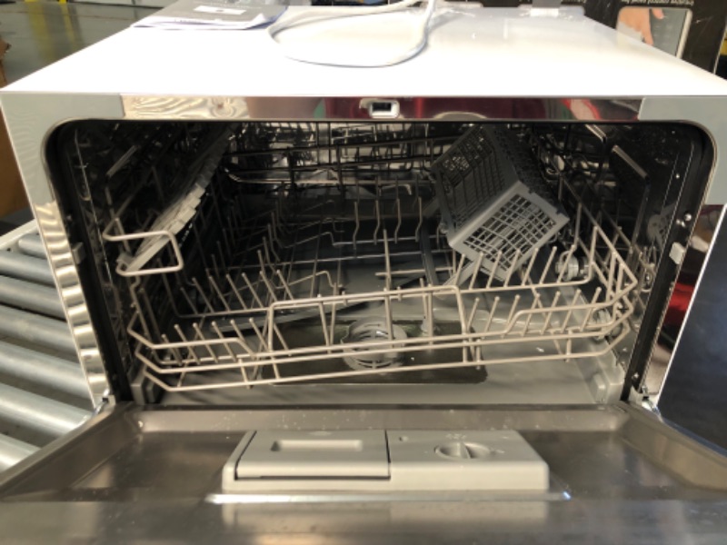 Photo 10 of ***USED - DAMAGED - ERROR CODE - SEE COMMENTS***
Farberware Compact 6-Place Setting Dishwasher - Portable Mini Countertop Dishwasher with 7 Wash Programs - Perfect for Small Spaces Like Apartment, Dorm, Boat, Camper/RV