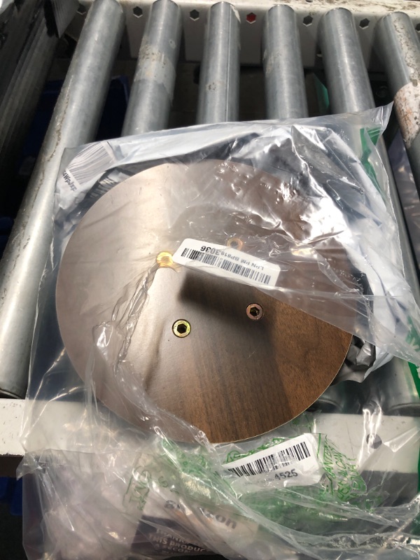 Photo 1 of **PARTS ONLY, MISSING MAJOR PARTS**
KJGKK Drink Table, Small Pedestal Side Table Brown & Black