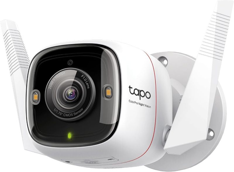 Photo 1 of **OPENED FOR INSPECTION**
TP-Link Tapo ColorPro C325WB 4MP Wi-Fi Outdoor Camera with Spotlights