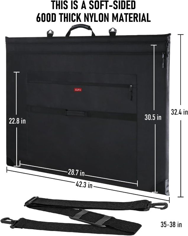 Photo 3 of (READ FULL POST) Nicpro Light Weight Art Portfolio Bag, 32 x 42 Extra Large Art Portfolio Case