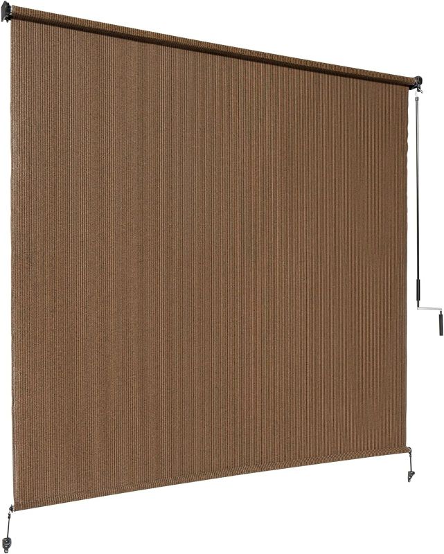 Photo 1 of ***STOCK PHOTO FOR REFERENCE***
Backyard X-Scapes Light-Filtering Cord-Free Bamboo Reed Roll-Up Blind Shades for Windows Manual Roman Blinds Natural 72 in W x 72 in H