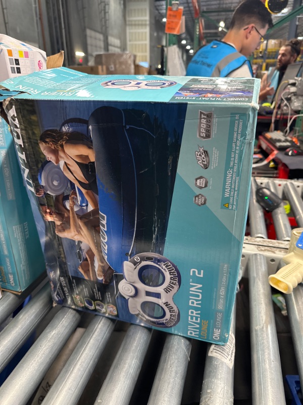 Photo 1 of ***USED NOT ABLE TO TEST***Intex River Run II Model 58837EP 18 Gauge Lightweight Durable Water Tube 2 pack