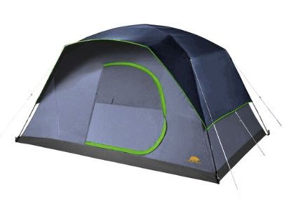 Photo 1 of ****ITEM MISSING POLES***
Golden Bear Sundown Blackout 6-Person Dome Tent 10'X8'