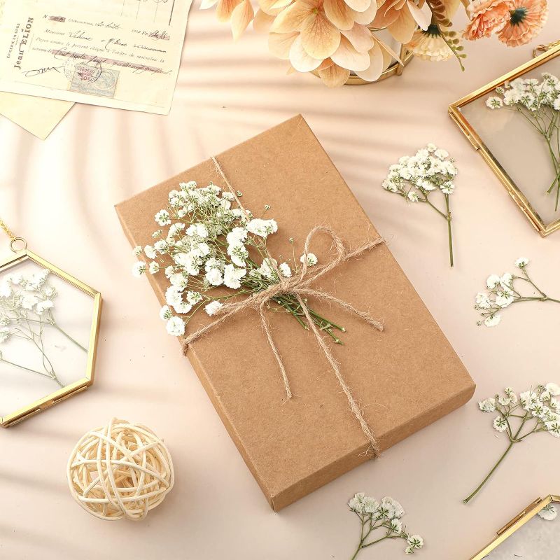 Photo 1 of (4PACK) 200 Pcs Dried Babys Breath Flowers Bulk Ivory White Babys Breath Natural Gypsophila Dried Flowers Real Pressed Flowers for Wedding Christmas Resin Art Craft DIY Invitations Card Making