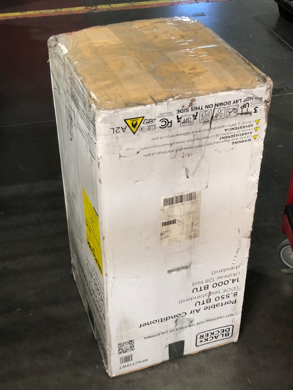 Photo 1 of ***USED - POWERS ON - UNABLE TO TEST FURTHER - MISSING ACCESSORIES - SEE PICTURES***
BLACK+DECKER Air Conditioner, 14,000 BTU Air Conditioner Portable