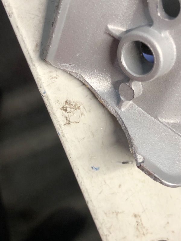 Photo 7 of ***USED - DAMAGED - PLASTIC CRACKED - SEE PICTURES - UNABLE TO TEST - LIKELY MISSING PARTS***
Kobalt Compact 7-1/4-in 10-Amp Single Bevel Sliding Compound Corded Miter Saw
