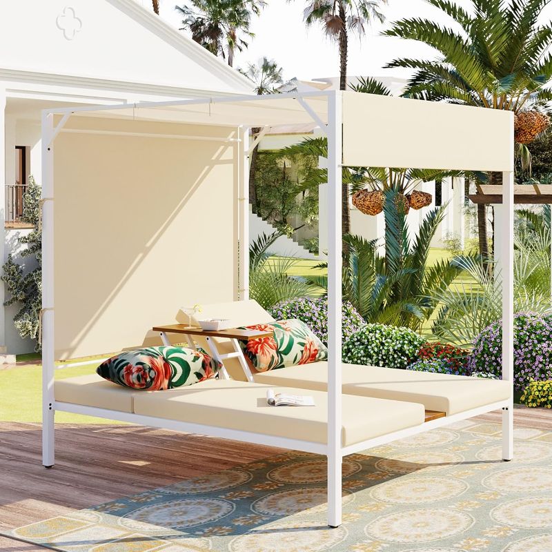 Photo 1 of **NONREFUNDABLE**FOR PARTS OR REAPIR**SEE NOTES**
*****STOCK IMAGE FOR SAMPLE*****
OUTDOOR PATIO DAYBED WITH CANOPY CURTAINS