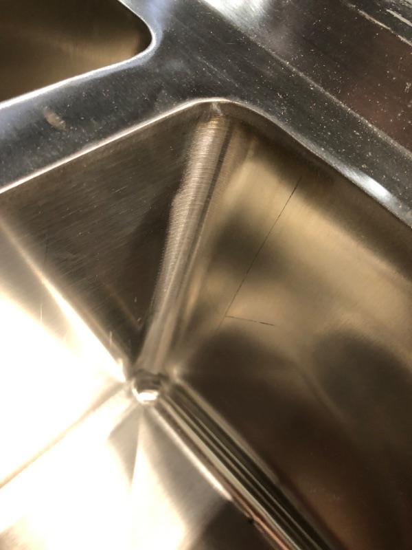 Photo 6 of ***DAMAGED - DENTED - SEE PICTURES***
Stainless Steel Commercial Sink with 3 Compartments & Easy to Clean Surface, 25"D x 29"W x 37"H