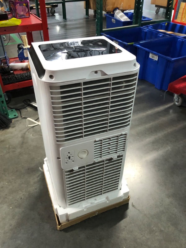 Photo 7 of ***USED - MISSING REMOTE AND OTHER PARTS - POWERS ON - UNABLE TO TEST FURTHER - SEE PICTURES***
8,000 BTU Portable Air Conditioners Cool Room Up to 450 Sq.Ft, 4 Modes Portable AC with Remote/LED Display/24Hrs Timer