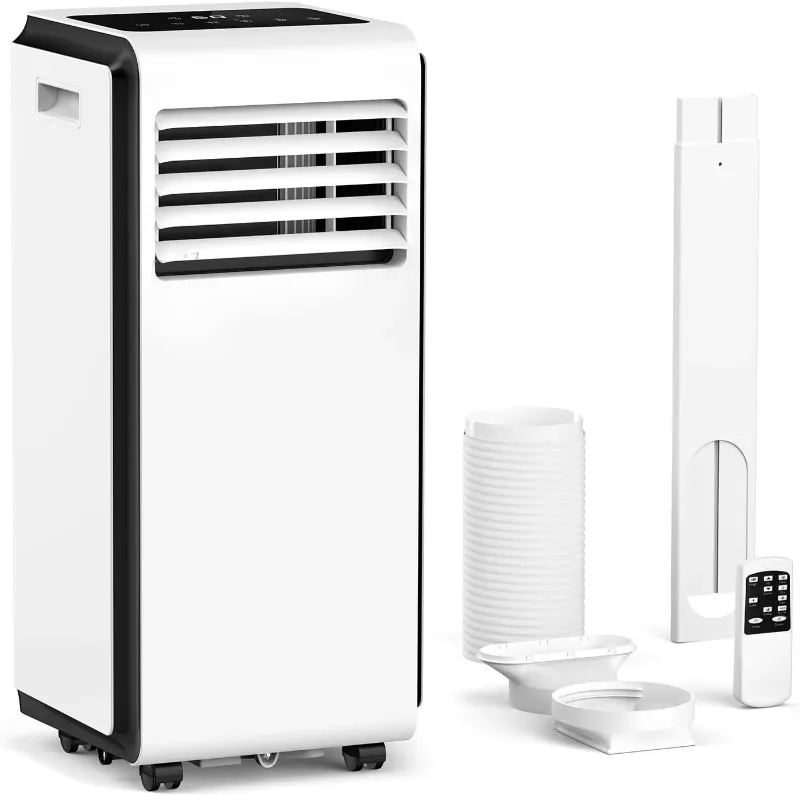 Photo 1 of ***USED - MISSING REMOTE AND OTHER PARTS - POWERS ON - UNABLE TO TEST FURTHER - SEE PICTURES***
8,000 BTU Portable Air Conditioners Cool Room Up to 450 Sq.Ft, 4 Modes Portable AC with Remote/LED Display/24Hrs Timer