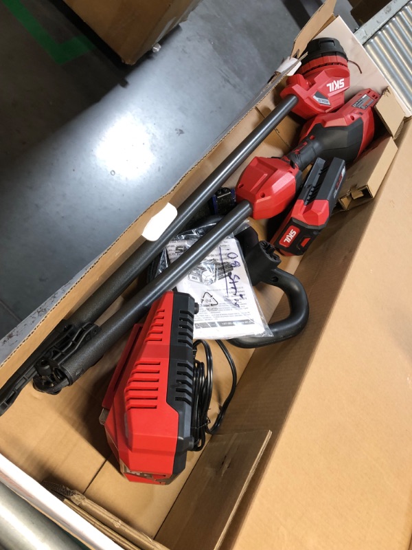 Photo 10 of ***USED - POWERS ON - MISSING HARDWARE***
SKIL PWR CORE 40 Brushless 40V 14'' String Trimmer Kit with Dual Line Bump Feed