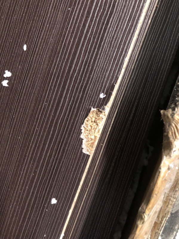 Photo 1 of ***DAMAGED - MISSING PARTS - SEE COMMENTS***
HODEDAH IMPORT Furniture 2 Door Wardrobe with Adjustable/Removable Shelves & Hanging Rod, Chocolate