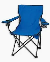 Photo 1 of ***STOCK PHOTO REFERENCE ONLY*** 
foldable chairs blue