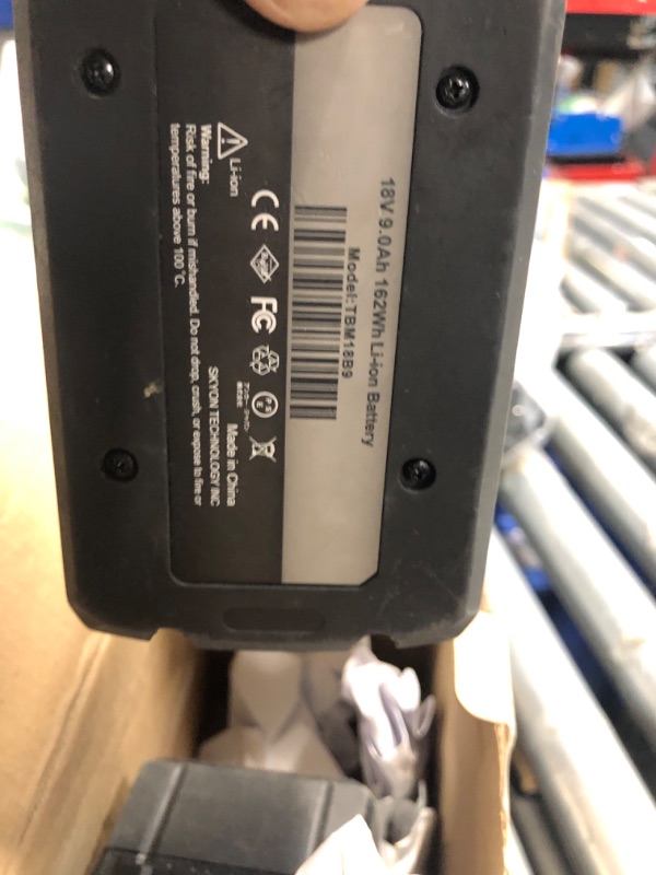 Photo 3 of 2 PACK 18V 9.0AH 48-11-1880 Extended Capacity Battery for 18V 144Wh 8.0 AH Battery 48-11-1880 Compatible with Milwaukee 18V Lithium XC Cordless Power Tools M18 18V 48-11-1880 8.0Ah Battery Pack 2 Pack 9.0Ah 48-11-1880