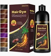 Photo 1 of (some of it leaked)
Ivnil Meidu Dark Brown Hair Dye Shampoo 3 in 1 for Grey Hair Shampoo Para Canas Mujer Hair Color Shampoo for Women & Men - Herbal Ingredients Natural Plant Hair Dye in Minutes 500ML