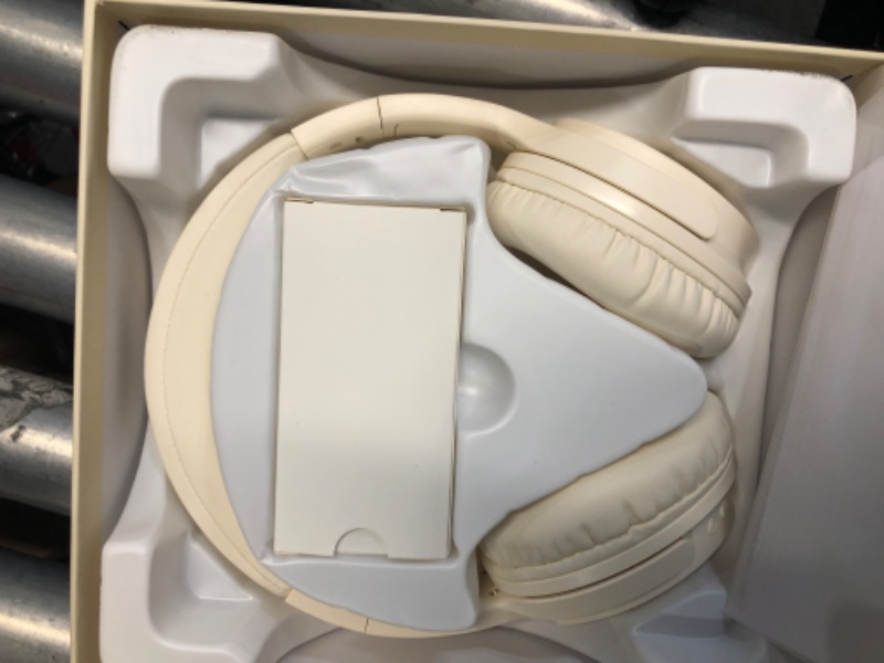 Photo 2 of ***USED**Picun Active Noise Cancelling Headphones with ENC, 100 Hours Playing Time Wireless Bluetooth Headphones Over Ear Headphone for Travel, Home, Office (Grey)
