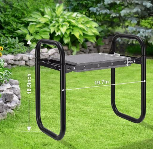 Photo 5 of (READ FULL POST) Heavy Duty Garden Kneeler & Seat with Handles - 10" Wide Garden Stool with 2" Thick Comfort Cushion,400lbs Capacity,Foldable Multifunctional Bench for Gardening Yard Work - for Seniors, Women, Men