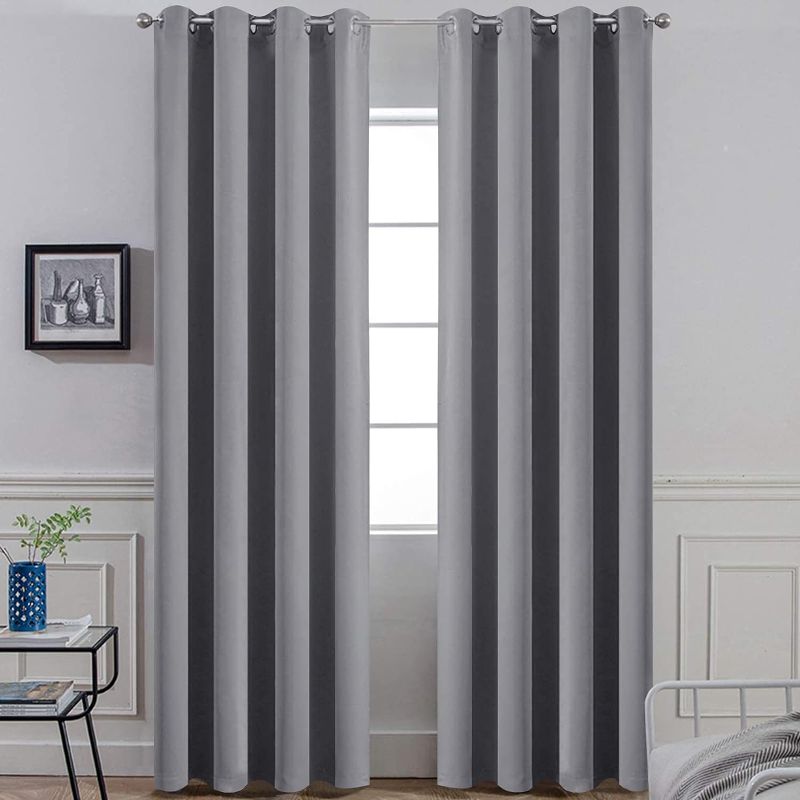 Photo 1 of ***STOCK PHOTO REFERENCE ONLY***
GREY curtains UNNOWN SIZE 