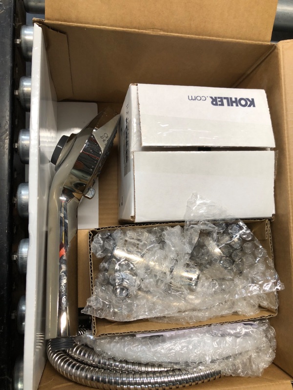 Photo 1 of **USED MISSING PARTS**KOHLER Rill Rite-Temp Vibrant Polished Nickel 1-handle Handheld Round Bathtub and Shower Faucet Valve Included