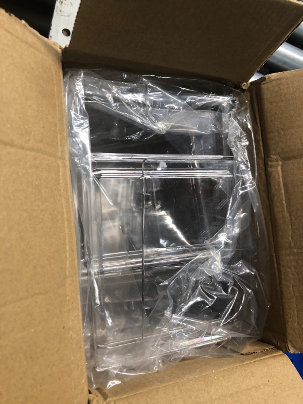 Photo 1 of ***USED - LIKELY MISSING PARTS - UNABLE TO VERIFY FUNCTIONALITY***
Aconfei Clear Plastic Storage Organizer Bins, 4 Pack Stackable Pantry Storage Bins With Lids, Perfect Kitchen Organization and Storage - For Kitchen, Fridge, Countertops, Bathroom Organize