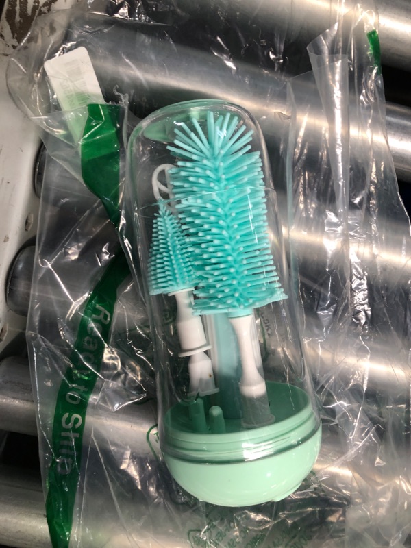 Photo 1 of **LIKE NEW
Electric Bottle Brush Cleaner, Rechargable Electric Baby Bottle Brush for Travel, Waterproof Electric Bottle Cleaner Set with Nipple & Straw Brush, Perfect Essentials Gift for Mom After Birth, Green