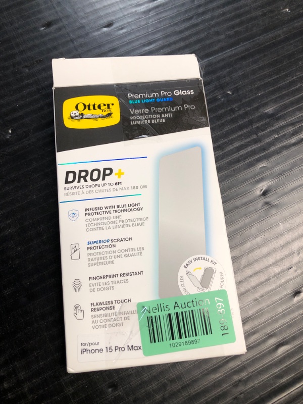 Photo 3 of **LIKE NEW
OtterBox iPhone 15 Pro MAX (Only) Premium Pro Screen Protector, Filters Blue Light, Precision Fit, Easy Installation