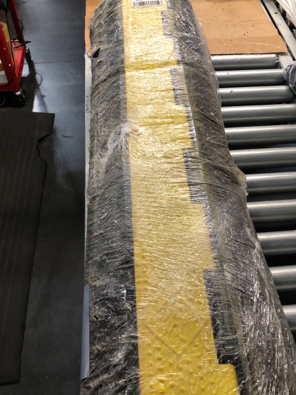 Photo 1 of VEVOR Cable Protector Ramp, 5 Packs 2 Channels Speed Bump Hump, Rubber Modular Speed Bump Rated 11000 LBS Load Capacity, Protective Wire Cord Ramp Driveway Rubber Traffic Speed Bumps Cable Protector 5 Pcs Ramp