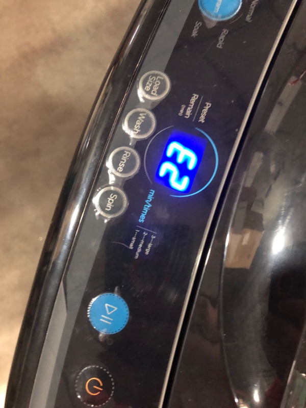 Photo 6 of ***USED - POWERS ON - UNABLE TO TEST FURTHER - NO PACKAGING - LIKELY MISSING PARTS***
COMFEE' Portable Washing Machine, 0.9 cu.ft Compact Washer With LED Display, 5 Wash Cycles, 2 Built-in Rollers, Space Saving Full-Automatic Washer