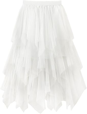Photo 1 of ***STOCK PHOTO FOR REFERENCE ONLY***
Skirts for Women Midi Long Fairy Skirt Tutu A-Line Mesh Layered High Elastic Waist Size Large