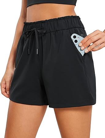 Photo 1 of ***STOCK PHOTO FOR REFERENCE ONLY***
Womens 4-Way Stretch Athletic Shorts High Waisted - Comfy Work Casual Shorts with Pockets Workout Golf Hiking SIZE MEDIUM