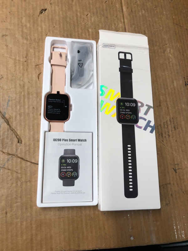 Photo 1 of ***FACTORY SEALED. OPENED TO INSPECT***
Smart Watch for Men Women Answer/Make Calls, 1.8'' Fitness Tracker Watch Alexa Built-inSleep SpO2 Heart Rate Monitor